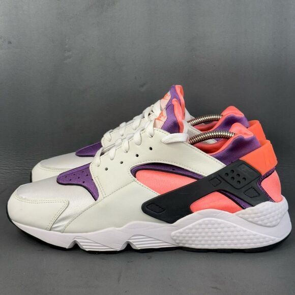 Nike Air Huarache Bright Mango athletic sneaker shoes men’s size 11.5 - Picture 3 of 8